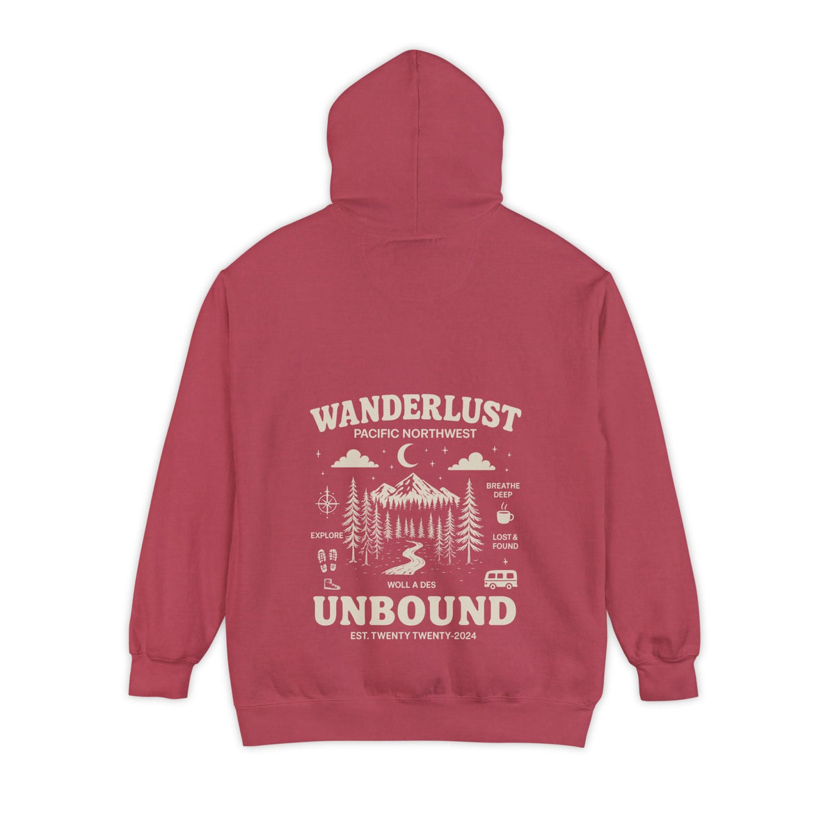 Garment-Dyed Hoodie Printify
