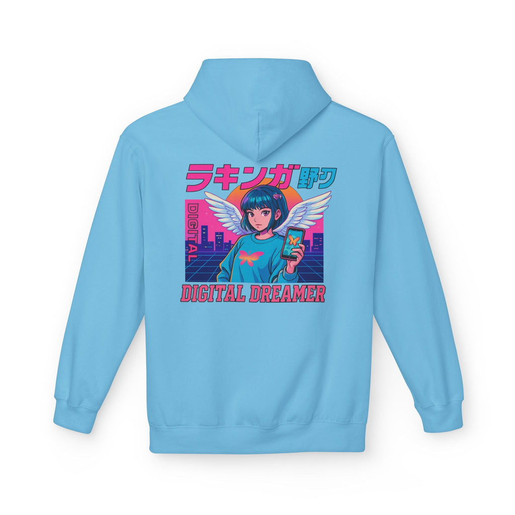 Digital Dreamer Unisex Fleece Hoodie, Cozy Graphic Sweatshirt, Anime Style Hoodie, Perfect Gift for Gamers, Casual Streetwear Printify