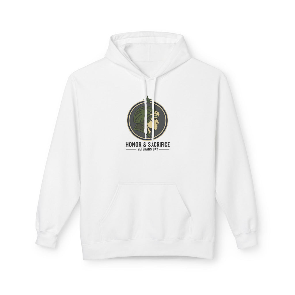 Fleece Hoodie - Honor & Sacrifice Design - Unisex Printify
