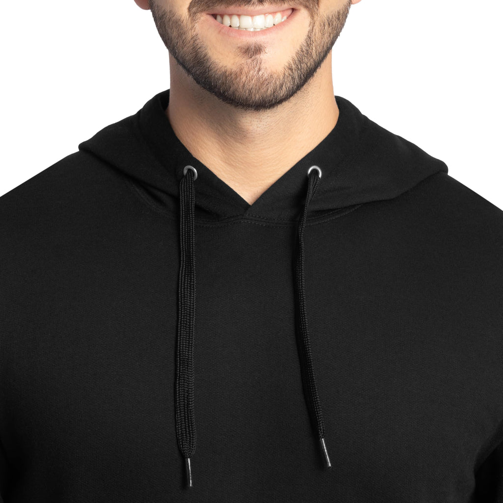 Fruit of the Loom mens Eversoft Fleece Sweatshirts & Hoodies Shirt, Pullover - Black, Large US Econic Blanks