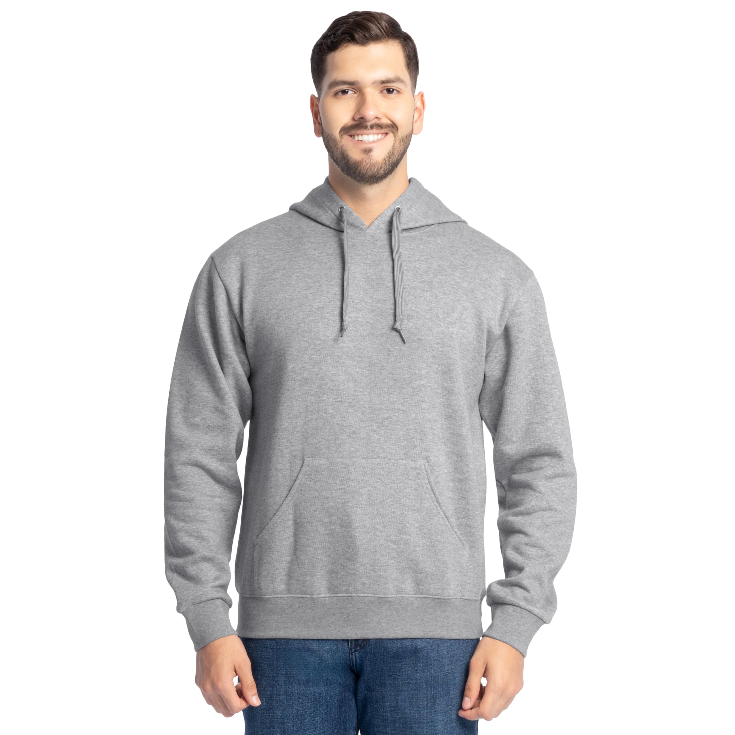 Fruit of the Loom mens Eversoft Fleece Sweatshirts & Hoodies Shirt, Pullover - Black, Large US Econic Blanks