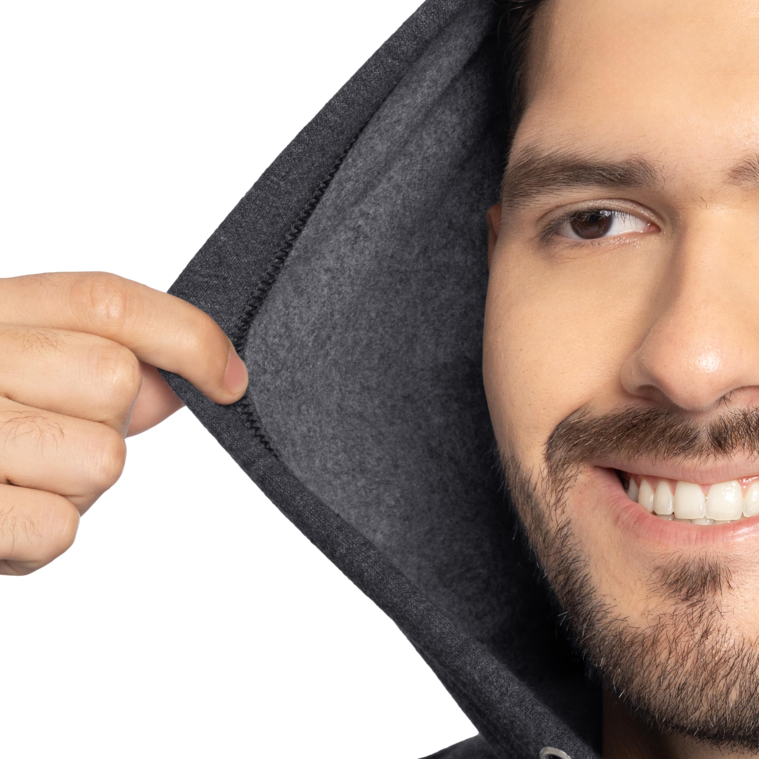 Fruit of the Loom mens Eversoft Fleece Sweatshirts & Hoodies Shirt, Pullover - Black, Large US Econic Blanks