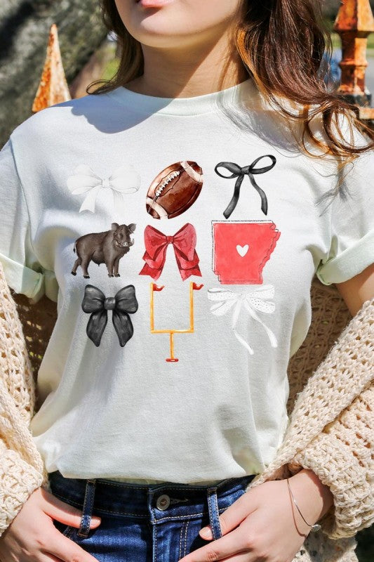 Arkansas Football Graphic Plus Tee ShopCottonBelles