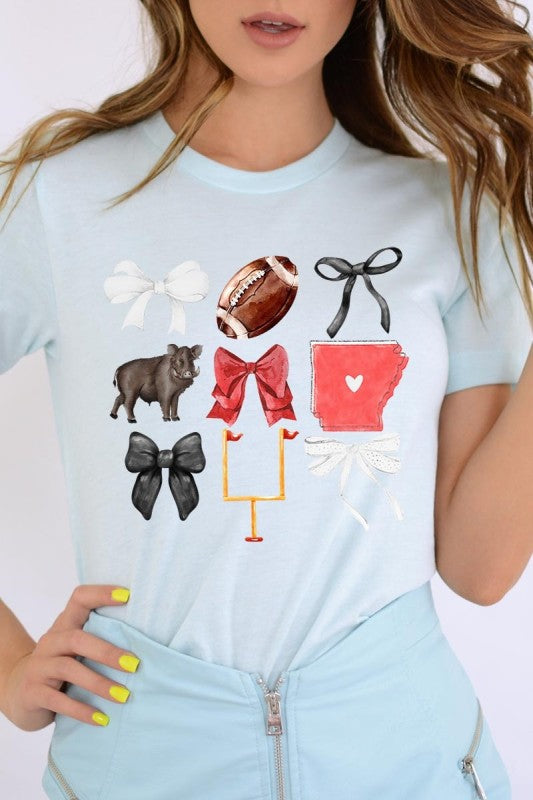 Arkansas Football Graphic Plus Tee ShopCottonBelles