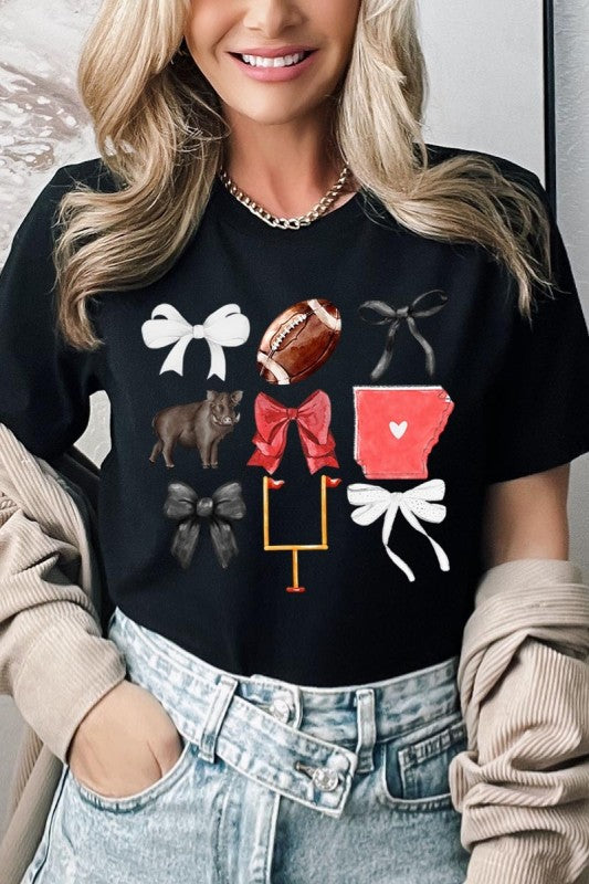 Arkansas Football Graphic Plus Tee ShopCottonBelles