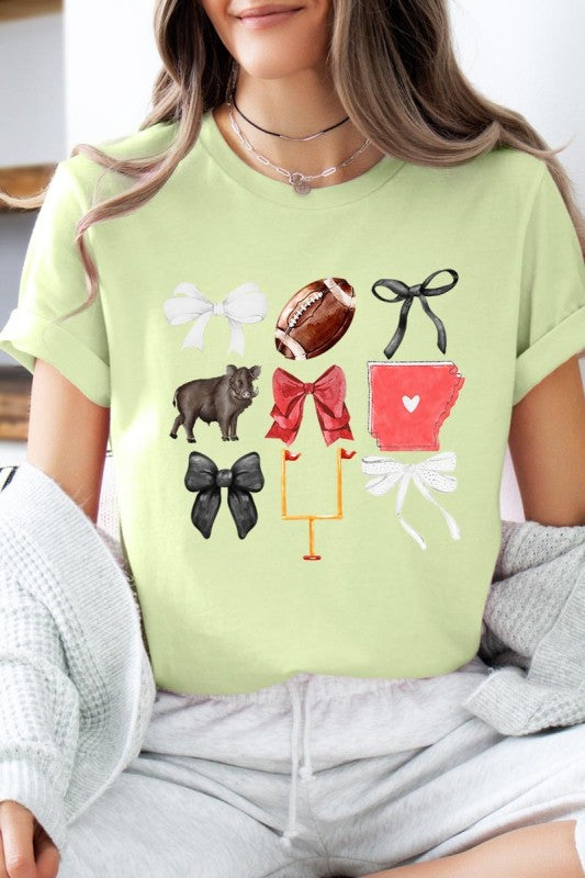 Arkansas Football Graphic Plus Tee ShopCottonBelles