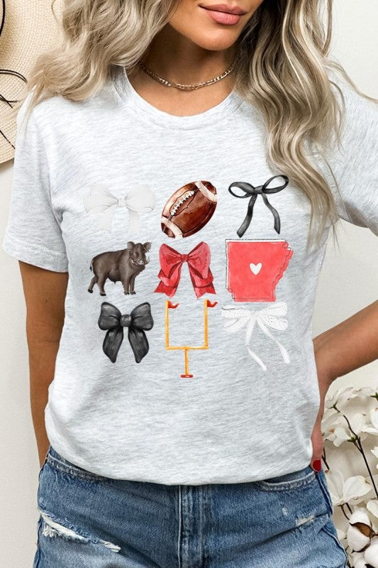 Arkansas Football Graphic Plus Tee ShopCottonBelles