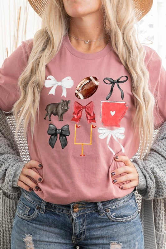 Arkansas Football Graphic Plus Tee ShopCottonBelles