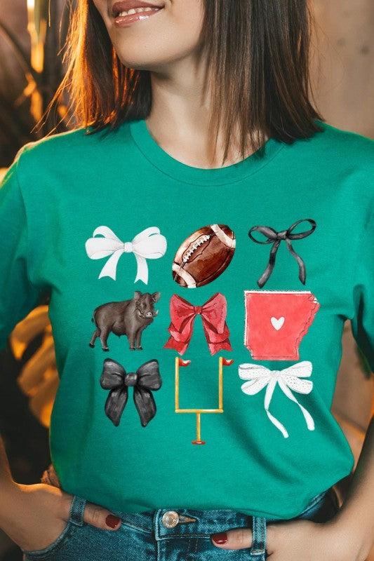 Arkansas Football Graphic Plus Tee ShopCottonBelles
