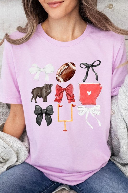 Arkansas Football Graphic Plus Tee ShopCottonBelles