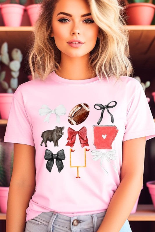 Arkansas Football Graphic Plus Tee ShopCottonBelles