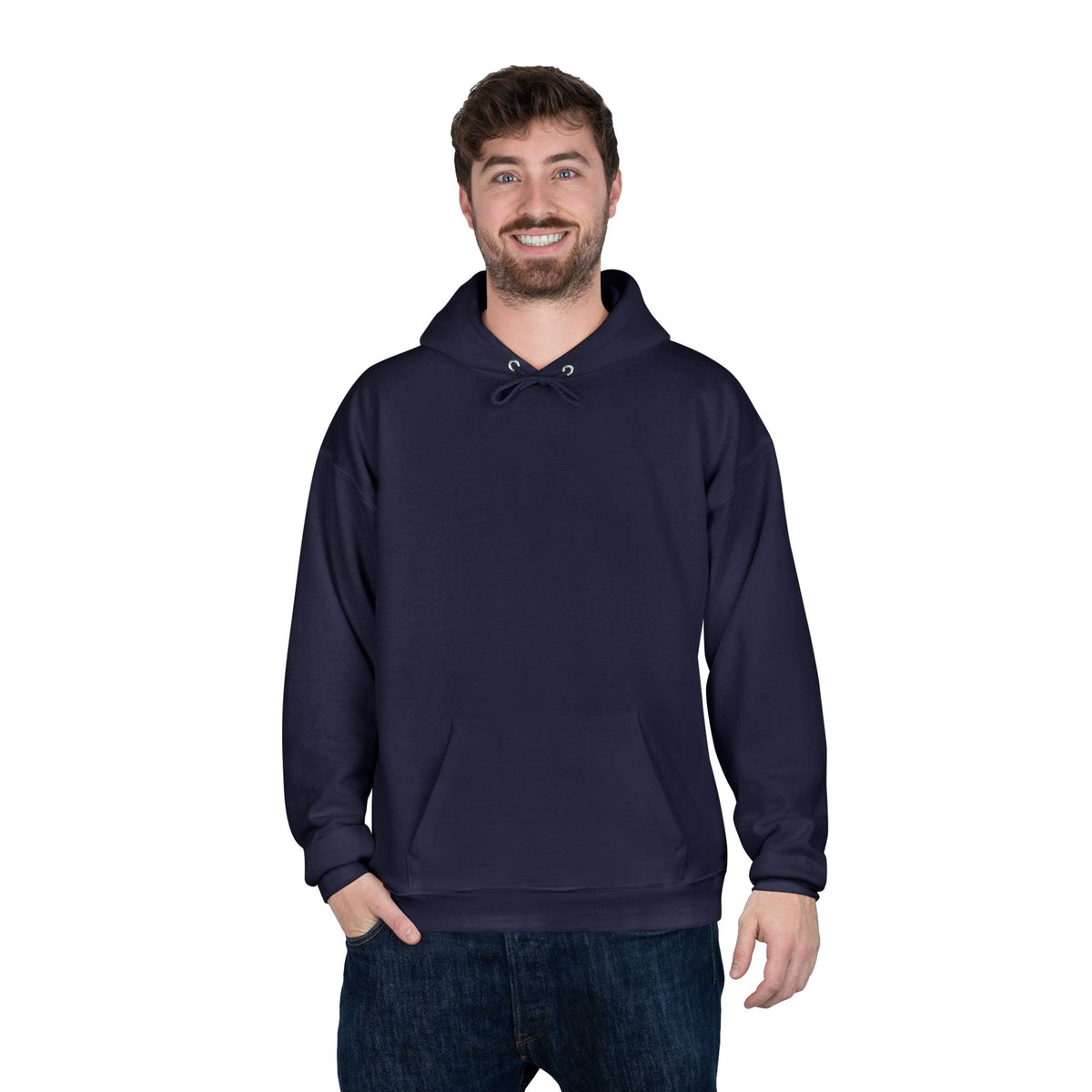 Eco-Friendly Pullover Hoodie - Modern Sustainable Design Printify