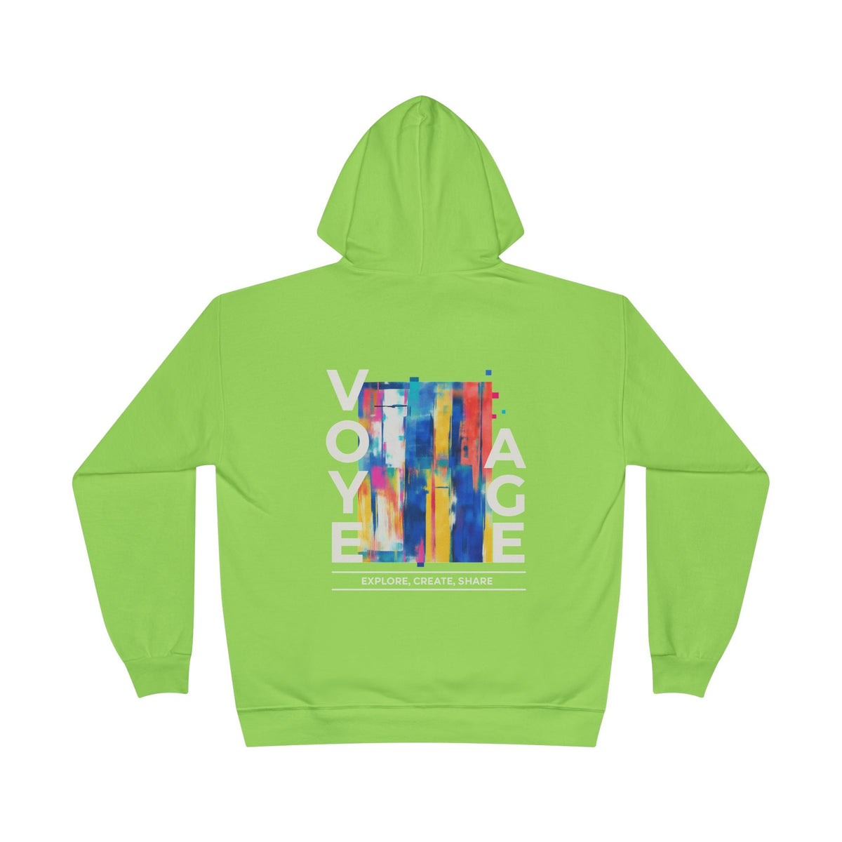 Eco-Friendly Pullover Hoodie - Modern Sustainable Design Printify