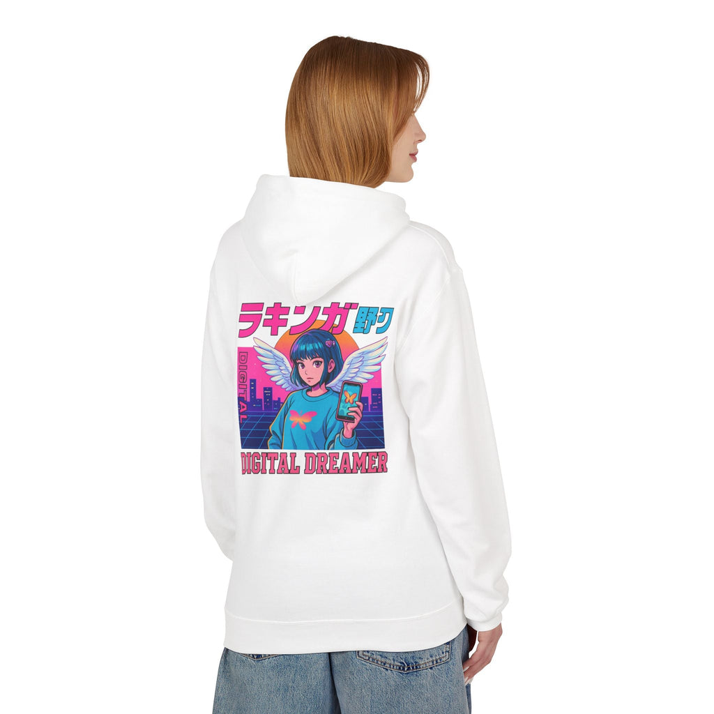 Digital Dreamer Unisex Fleece Hoodie, Cozy Graphic Sweatshirt, Anime Style Hoodie, Perfect Gift for Gamers, Casual Streetwear Printify