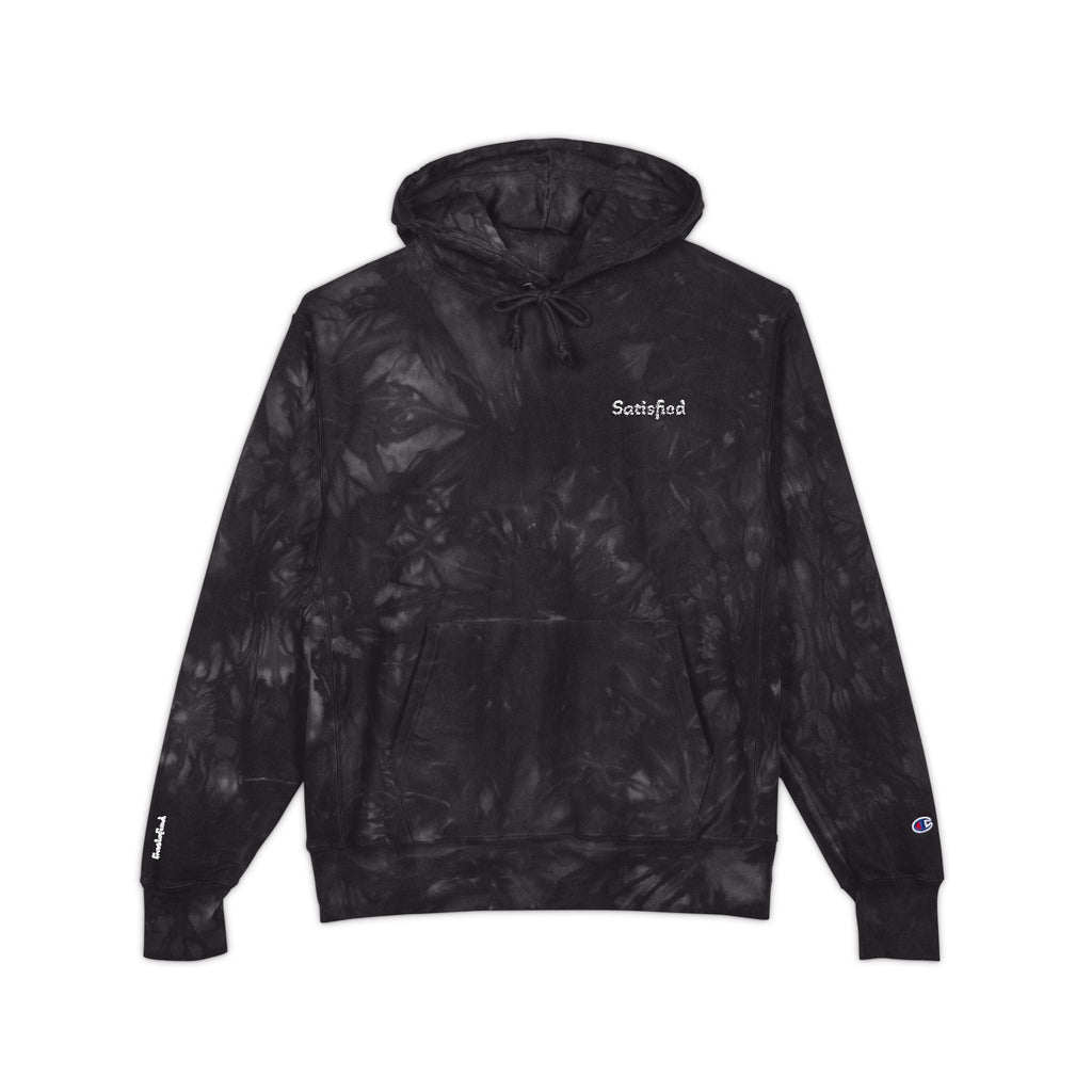 Tie-Dye Champion Hoodie - Cozy and Stylish Unisex Embroidered Sweater Printify
