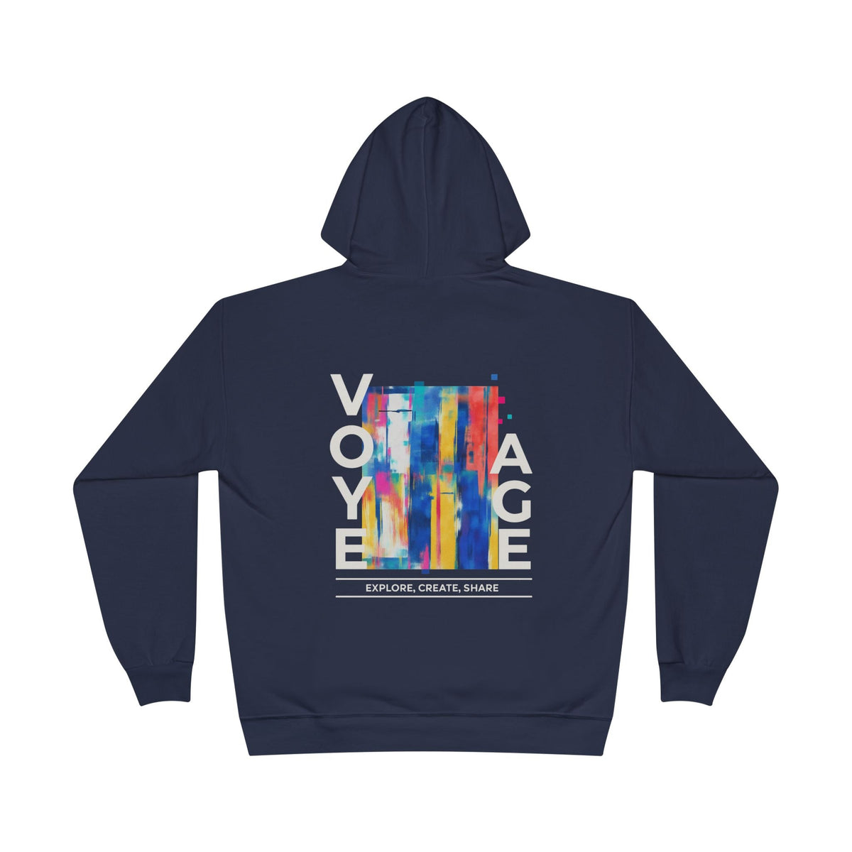 Eco-Friendly Pullover Hoodie - Modern Sustainable Design Printify