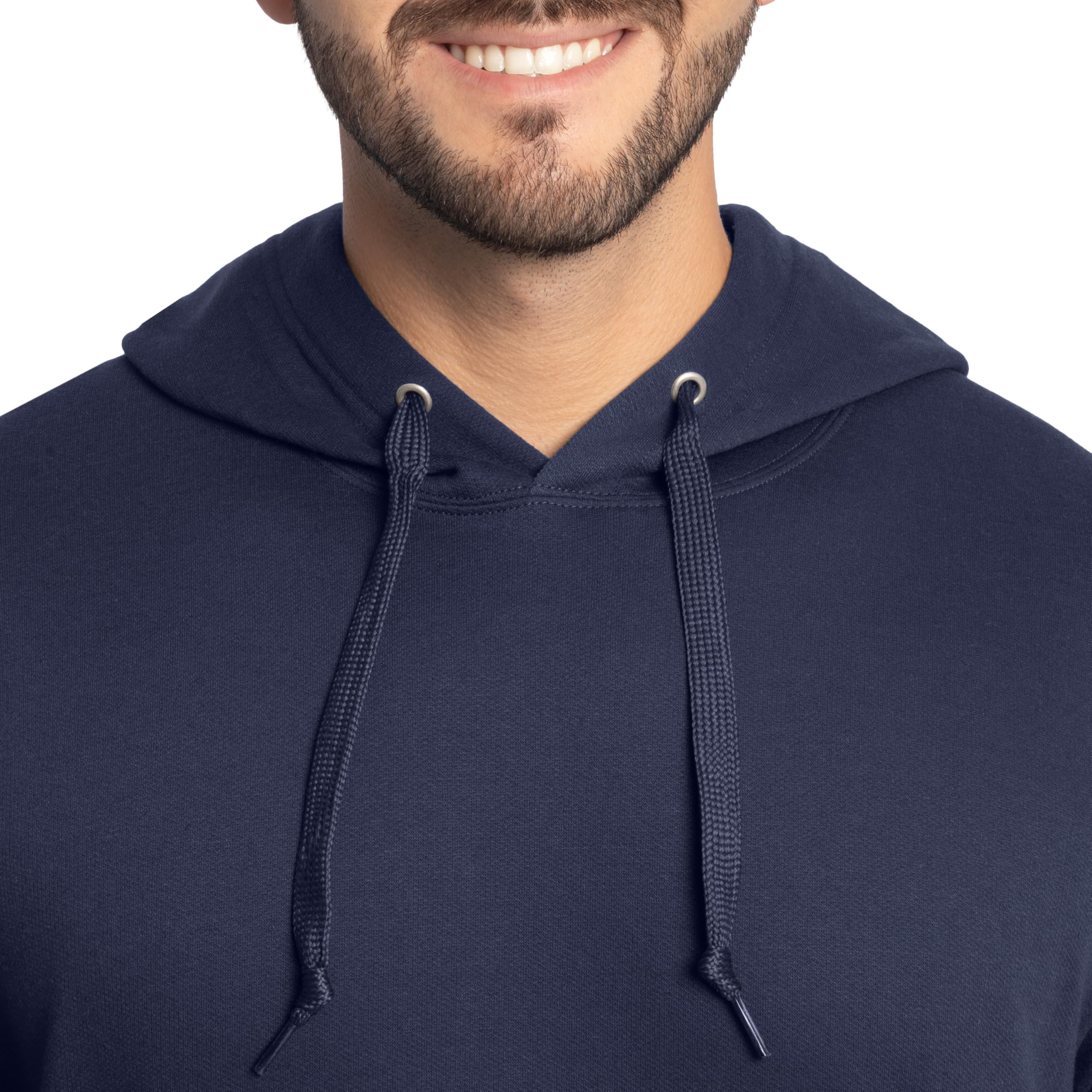 Fruit of the Loom mens Eversoft Fleece Sweatshirts & Hoodies Shirt, Pullover - Black, Large US Econic Blanks