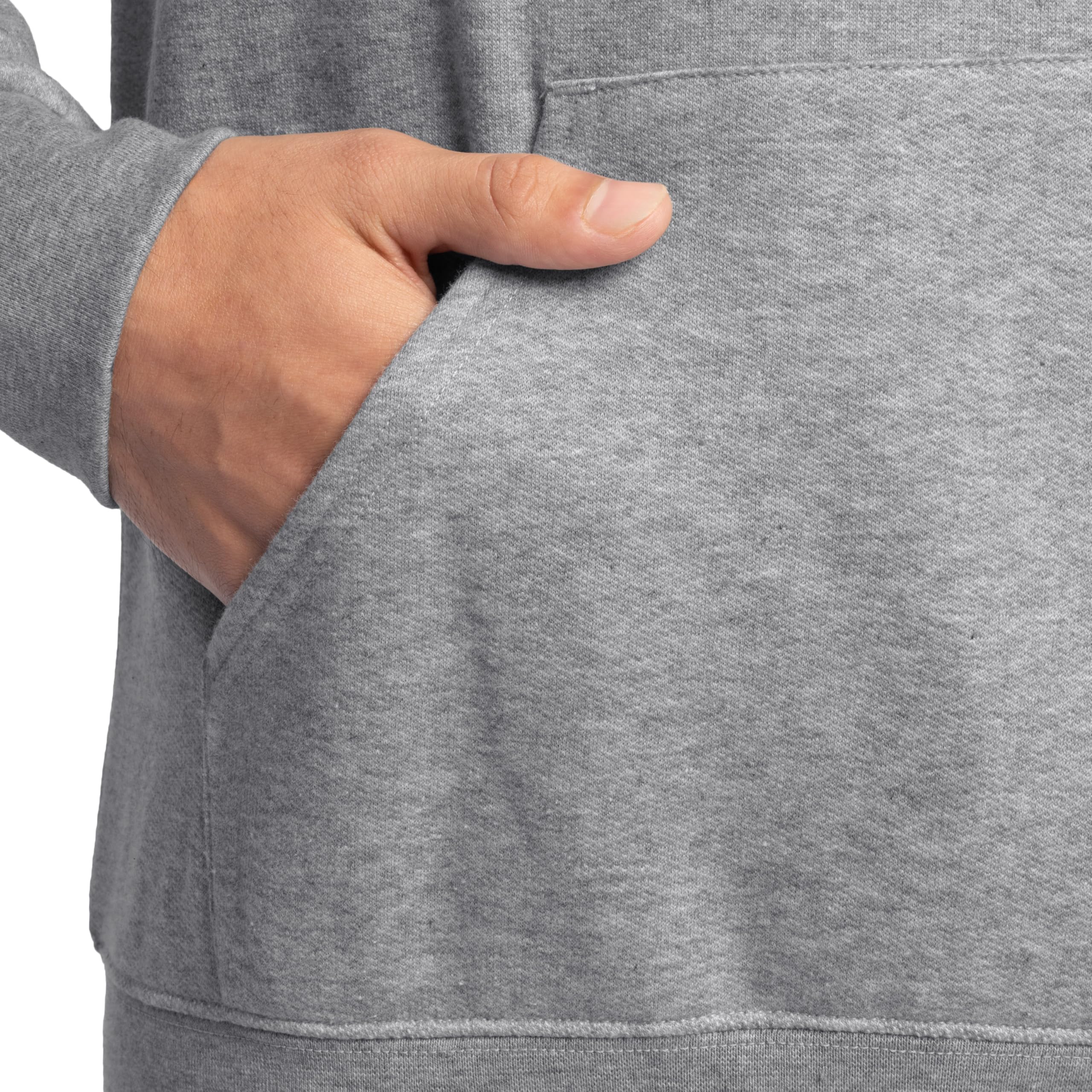 Fruit of the Loom mens Eversoft Fleece Sweatshirts & Hoodies Shirt, Pullover - Black, Large US Econic Blanks