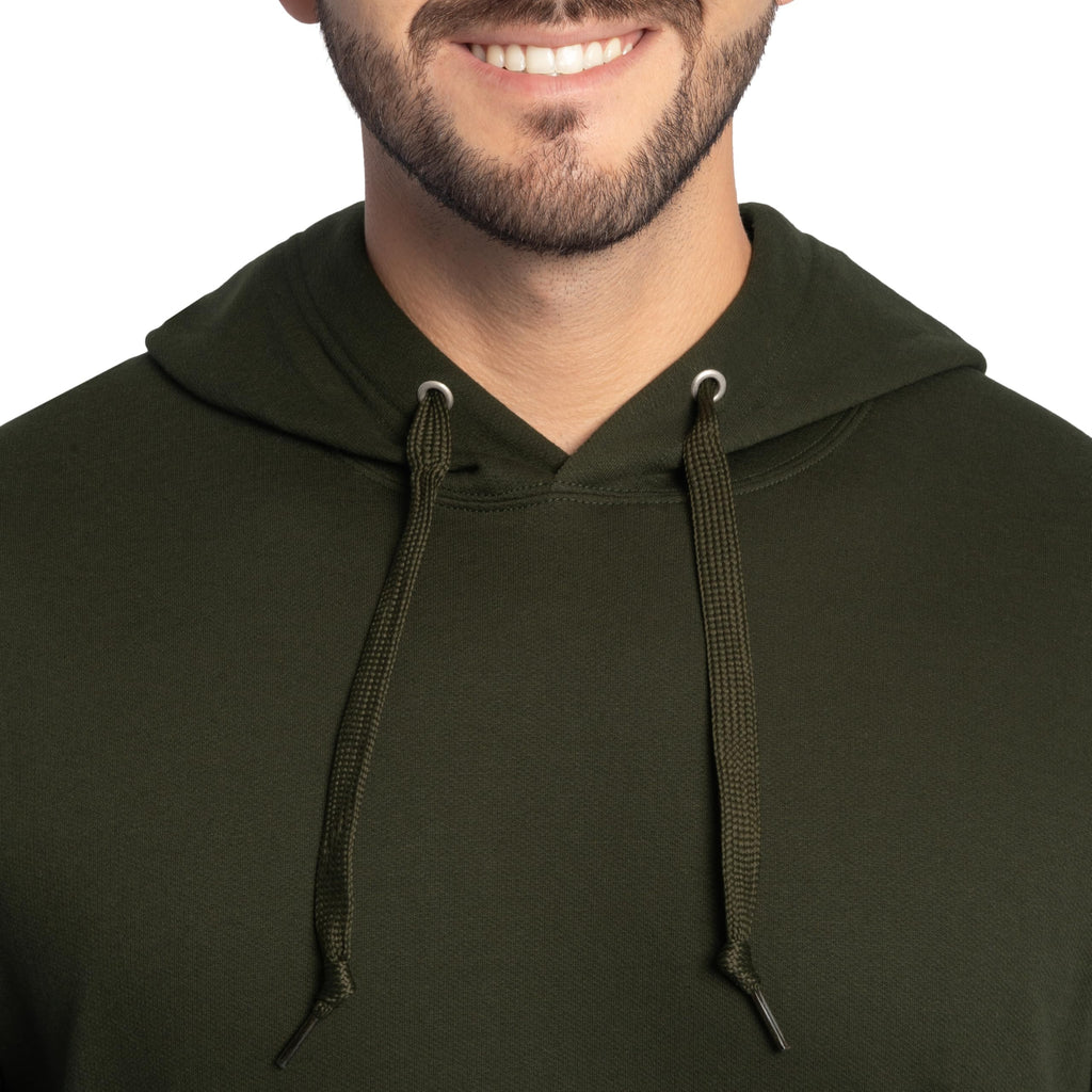 Fruit of the Loom mens Eversoft Fleece Sweatshirts & Hoodies Shirt, Pullover - Black, Large US Econic Blanks