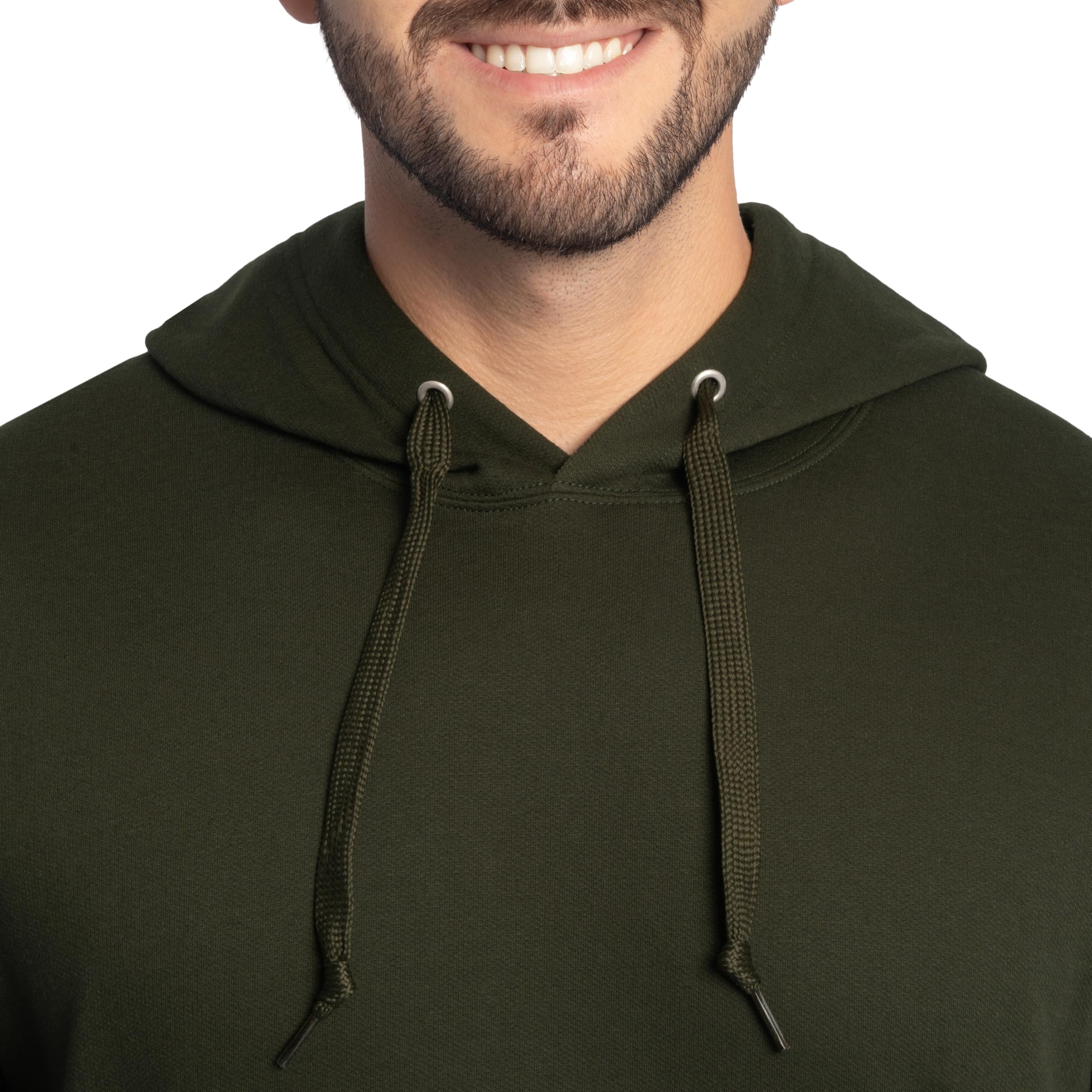 Fruit of the Loom mens Eversoft Fleece Sweatshirts & Hoodies Shirt, Pullover - Black, Large US Econic Blanks