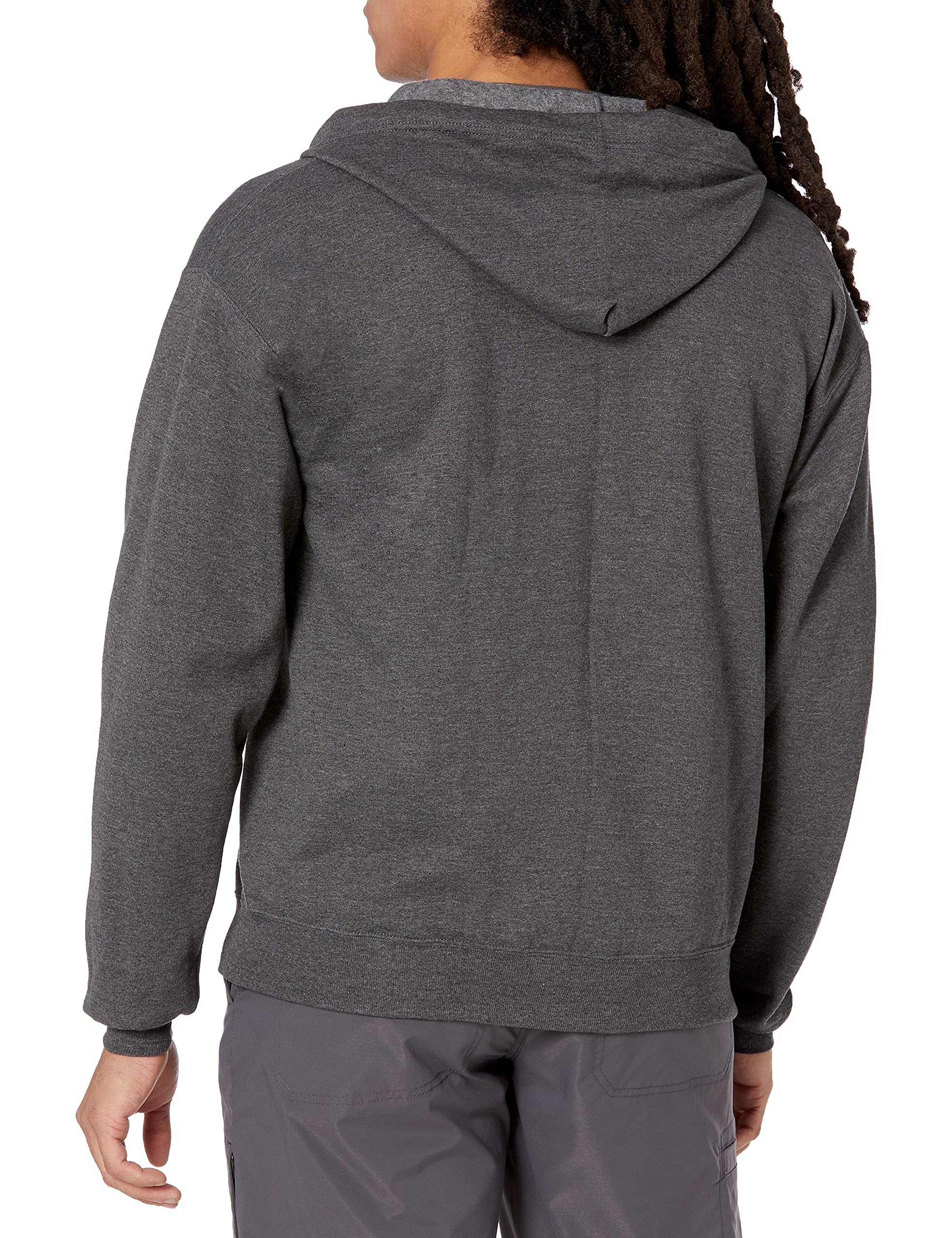 Hanes Men's Full-Zip Eco-Smart Hoodie, Light Blue, XX-Large Econic Blanks