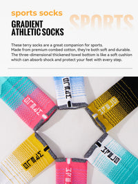 WRELS 1/2/3 Cushioned Sports Athletic Socks Breathable Running Socks Cushion Padded Moisture Wicking For Walking Hiking Running Quick Pick Grocers