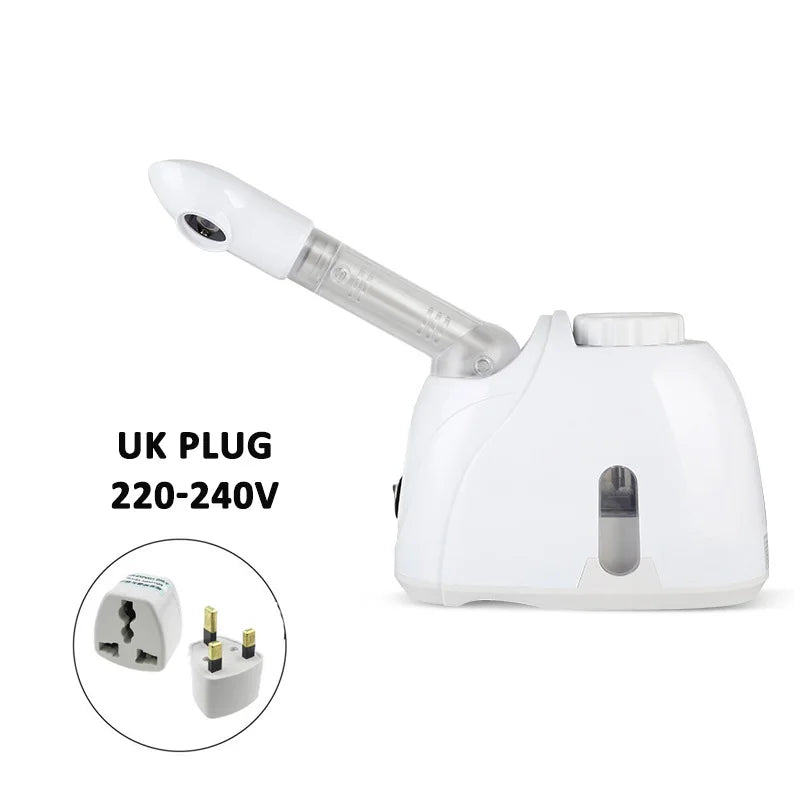 Ozone Facial Steamer Warm Mist Humidifier for Face Deep Cleaning Vaporizer Sprayer Salon Home Spa Skin Care Whitening Quick Pick Grocers