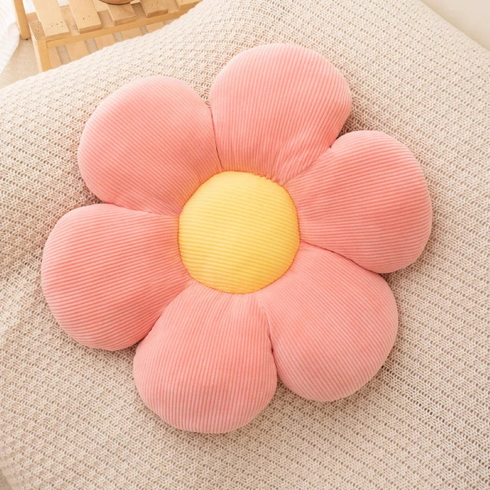 Flower-Shaped Pillow Cushion Anime Theme Plush, Cute Plush Toy Office Chair Backrest Creative Small Gift Baby Shower Room Decor Econic Blanks