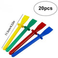 20pcs Glue Spreaders,Polypropylene Glue Smear Sticks Applicator, Painting Scrapers For Handmade DIY Art Leather Craft Tool Econic Blanks