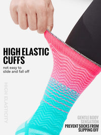 WRELS 1/2/3 Cushioned Sports Athletic Socks Breathable Running Socks Cushion Padded Moisture Wicking For Walking Hiking Running Quick Pick Grocers