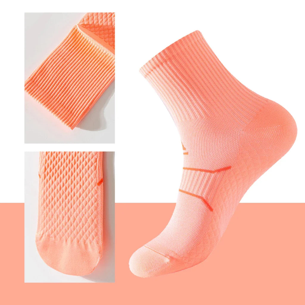 WRELS Professional Marathon Running Fitness Short Socks Women Men Sweat-absorbent Anti-friction Breathable Men's Athletic Socks Quick Pick Grocers
