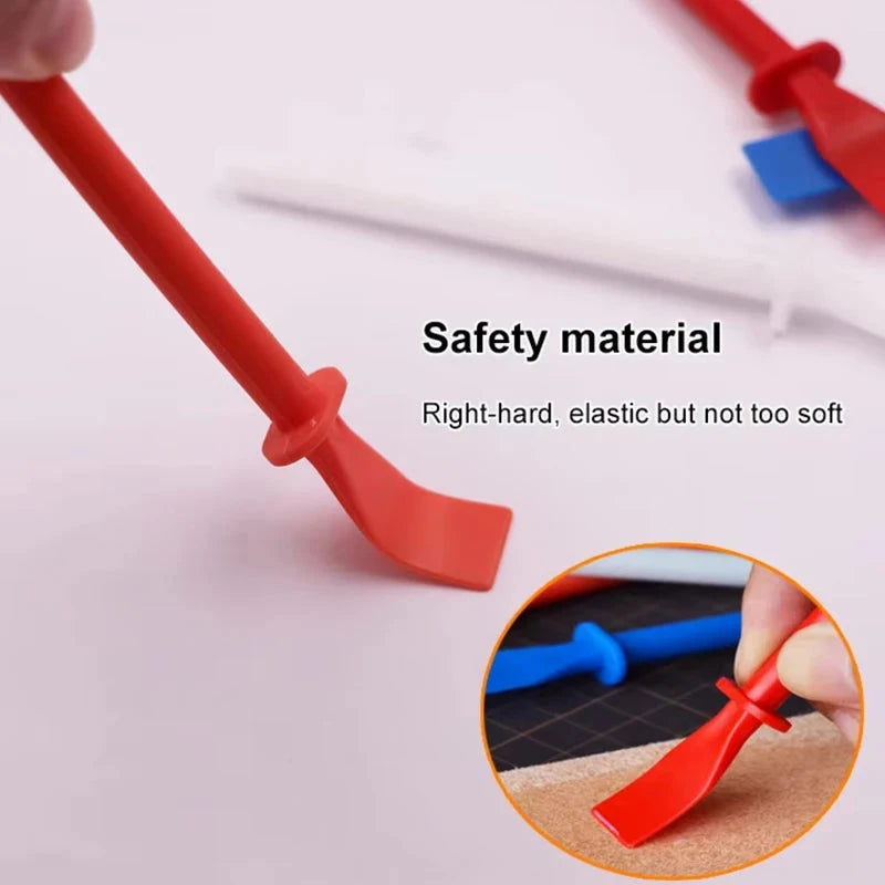 20pcs Glue Spreaders,Polypropylene Glue Smear Sticks Applicator, Painting Scrapers For Handmade DIY Art Leather Craft Tool Econic Blanks