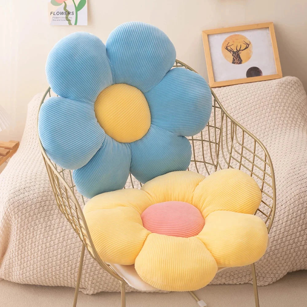Flower-Shaped Pillow Cushion Anime Theme Plush, Cute Plush Toy Office Chair Backrest Creative Small Gift Baby Shower Room Decor Econic Blanks