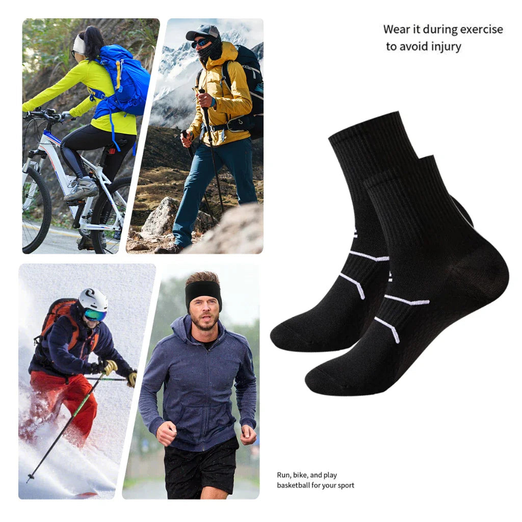 WRELS Professional Marathon Running Fitness Short Socks Women Men Sweat-absorbent Anti-friction Breathable Men's Athletic Socks Quick Pick Grocers