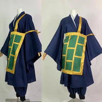 Geto Suguru Cosplay Costume Black Blue Kimono School Uniform Anime Clothe Halloween Costumes For Women Man Quick Pick Grocers