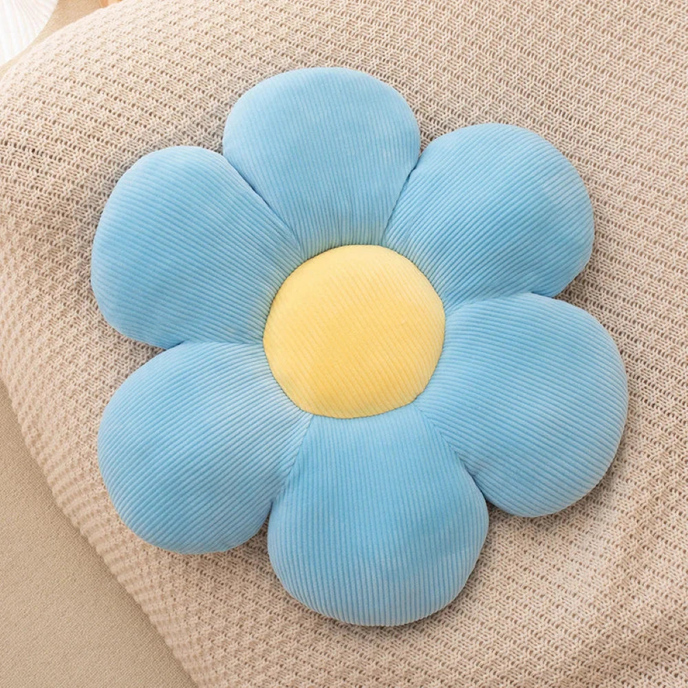 Flower-Shaped Pillow Cushion Anime Theme Plush, Cute Plush Toy Office Chair Backrest Creative Small Gift Baby Shower Room Decor Econic Blanks