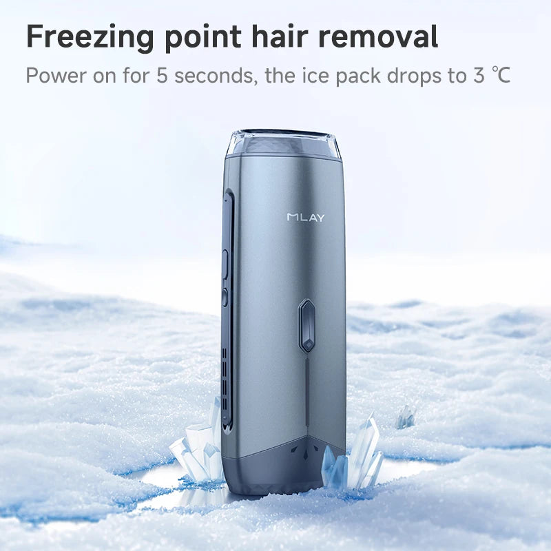Mlay T18 ICE Cooling Hair Removal Device With Unlimited Shots Permanent IPL Laser Home Use Painless Epilator For Women Men Quick Pick Grocers