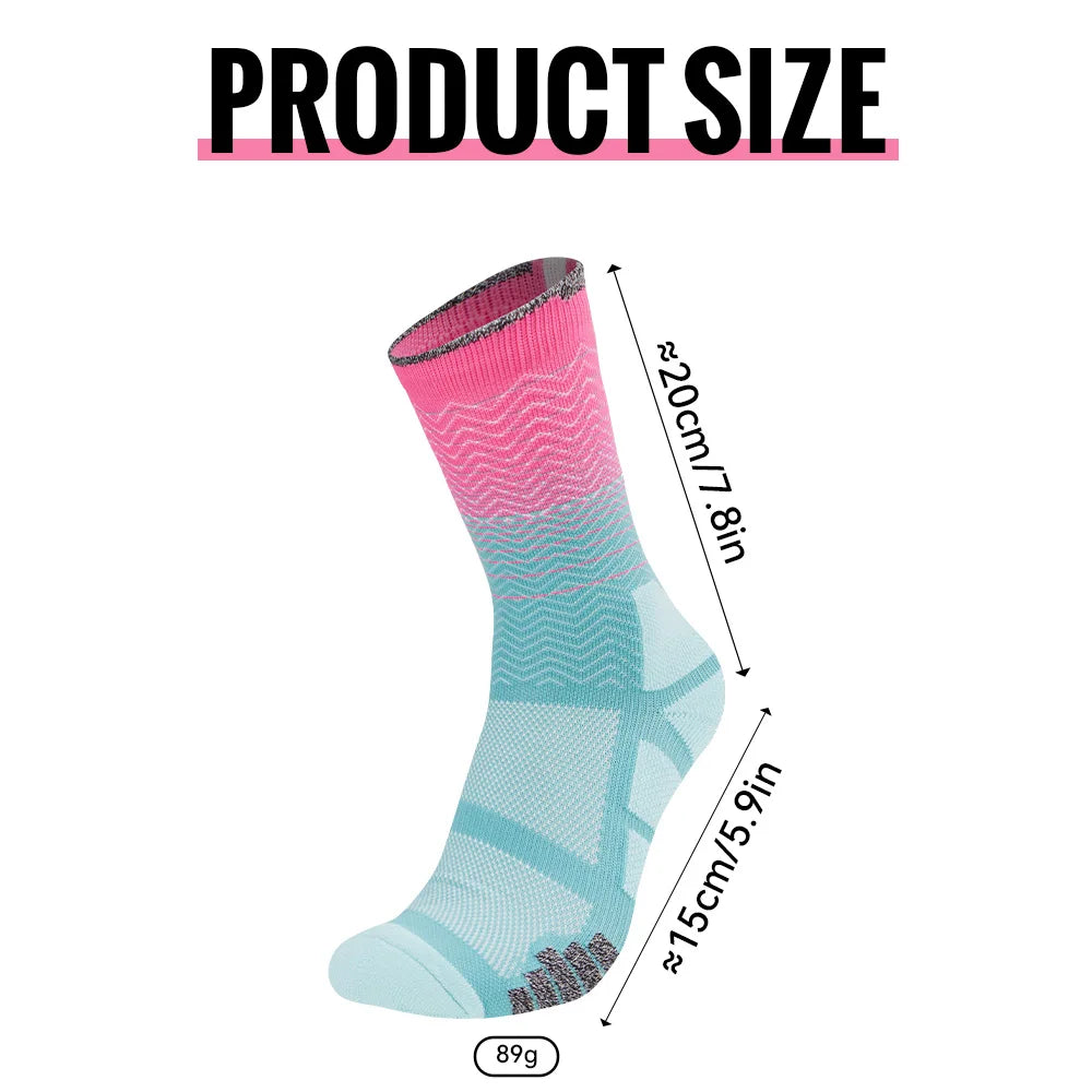 WRELS 1/2/3 Cushioned Sports Athletic Socks Breathable Running Socks Cushion Padded Moisture Wicking For Walking Hiking Running Quick Pick Grocers