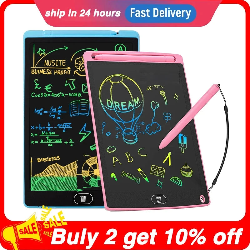 8.5/ 12 inch Writing Board Drawing Tablet LCD Screen Writing Digital Graphic Tablets Electronic Handwriting Pad Toys Gifts Child Econic Blanks