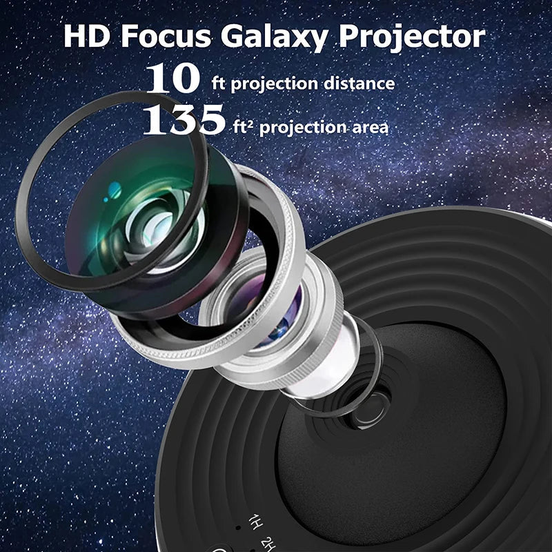 Night Light Galaxy Projector Starry Sky Projector 360° Rotate Planetarium Lamp For Kids Bedroom Valentines Day Gift Wedding Deco Quick Pick Grocers