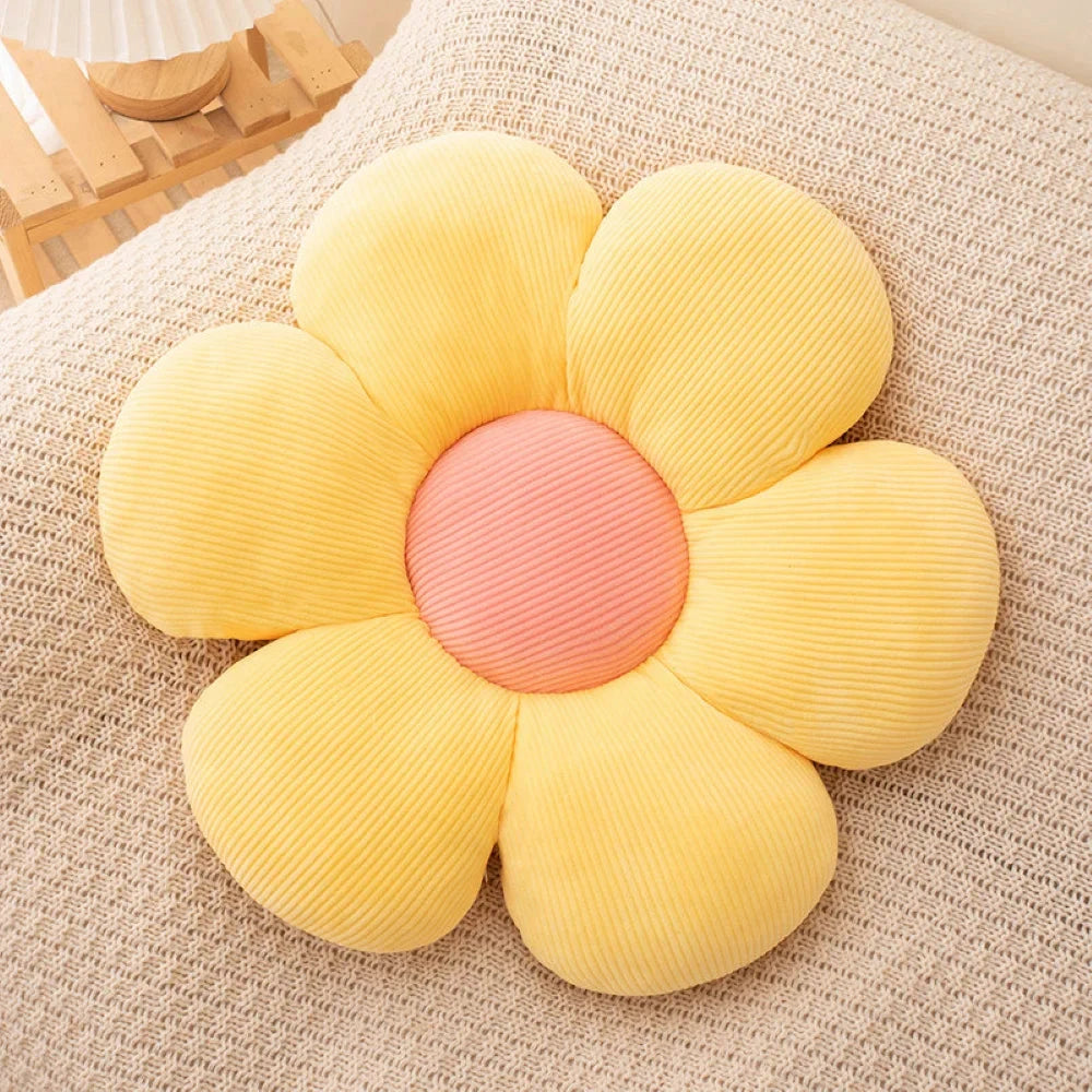 Flower-Shaped Pillow Cushion Anime Theme Plush, Cute Plush Toy Office Chair Backrest Creative Small Gift Baby Shower Room Decor Econic Blanks