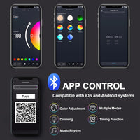 Smart Sunset Lamp Tuya LED Night Ligh USB RGB Smart Life APP Remote Projection For Room Decoration Photography Festival Birth Quick Pick Grocers
