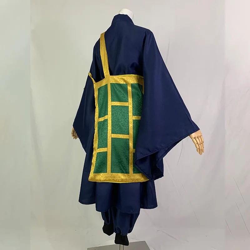 Geto Suguru Cosplay Costume Black Blue Kimono School Uniform Anime Clothe Halloween Costumes For Women Man Quick Pick Grocers