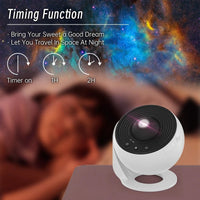 Night Light Galaxy Projector Starry Sky Projector 360° Rotate Planetarium Lamp For Kids Bedroom Valentines Day Gift Wedding Deco Quick Pick Grocers