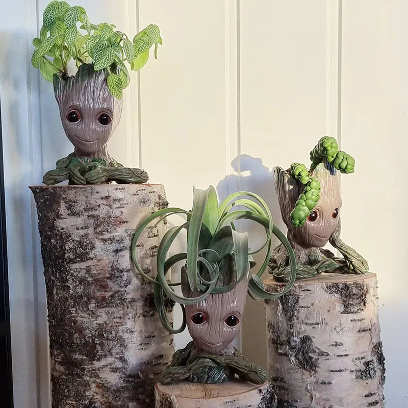 Home Decoration Groot Planter Flower Pots For Indoor Flowers Pot Tree Man Ornaments Anime Figure Statue Art Crafts Kid Men Gifts Quick Pick Grocers