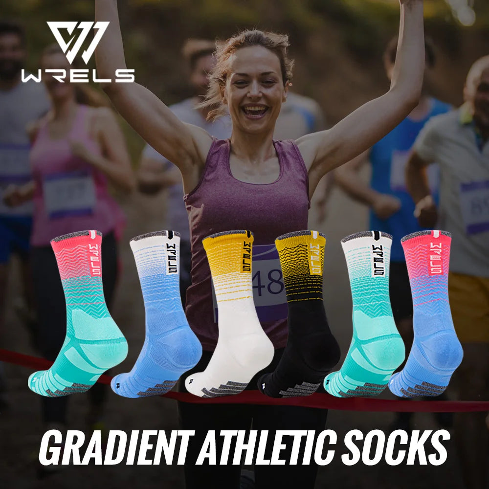 WRELS 1/2/3 Cushioned Sports Athletic Socks Breathable Running Socks Cushion Padded Moisture Wicking For Walking Hiking Running Quick Pick Grocers