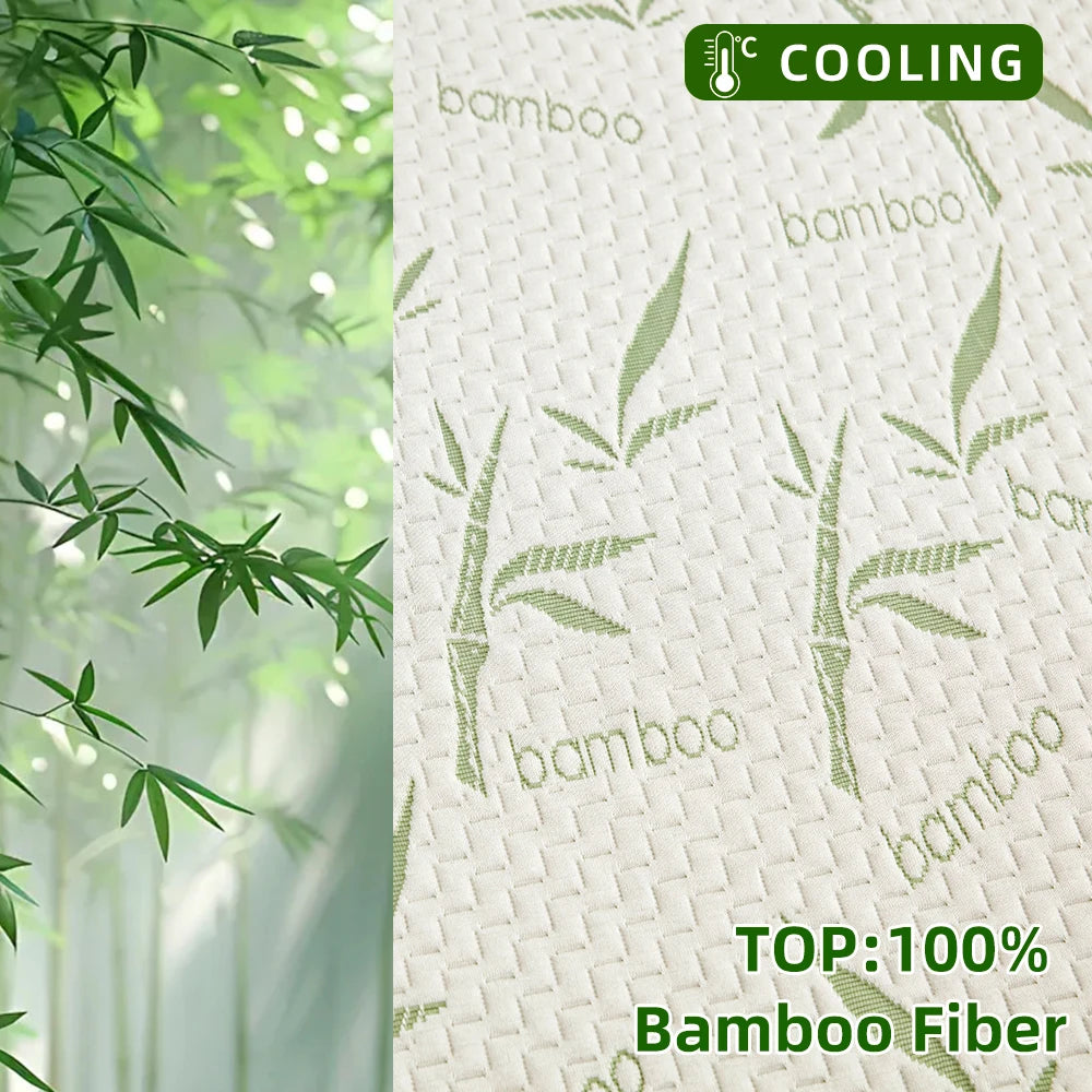 Bamboo Viscose Mattress Cover Fitted Style Soft And Breathable, Mattress Protector Twin Size Bed Fitted Sheet Quick Pick Grocers