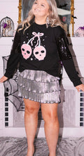 Black Shimmer Skort ShopCottonBelles