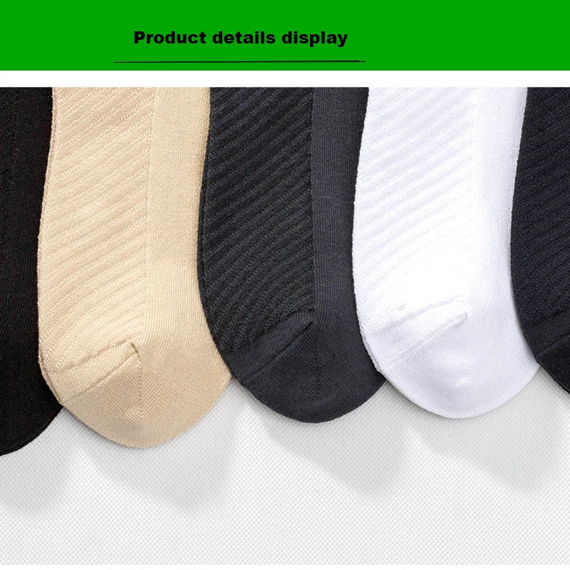 3/5Pairs High Quality Bamboo Fiber Men‘s And Women Socks Embroidery Boat Ankle Socks Men Gifts Spring Summer Socks Quick Pick Grocers