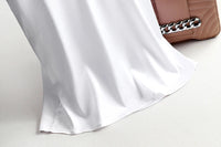 AOSSVIAO 2026 Spaghetti Strap Top Women Halter V Neck Basic White Cami Sleeveless Satin Silk Tank Tops Women'S Summer Camisole Quick Pick Grocers